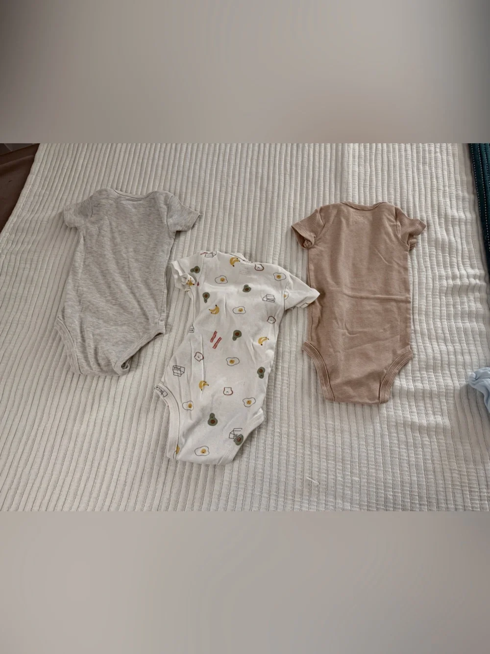 Mixed Baby One-Piece Set, Carter’s and Membersmark, 9 m, 5 pcs